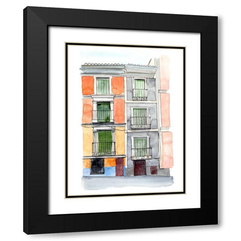 Settling In II Black Modern Wood Framed Art Print with Double Matting by Parker, Jennifer Paxton