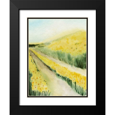 Gilded Aisles II Black Modern Wood Framed Art Print with Double Matting by Popp, Grace