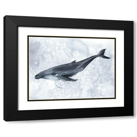 Deep Diver I Black Modern Wood Framed Art Print with Double Matting by Popp, Grace