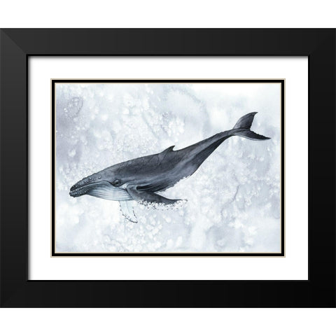 Deep Diver I Black Modern Wood Framed Art Print with Double Matting by Popp, Grace