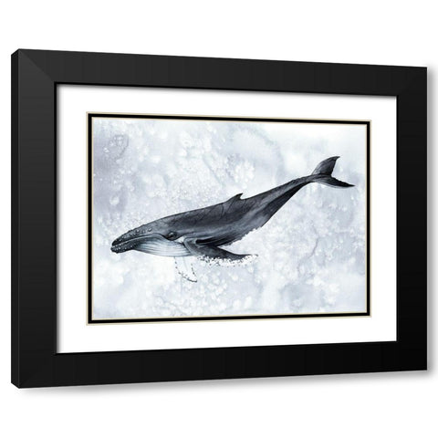 Deep Diver II Black Modern Wood Framed Art Print with Double Matting by Popp, Grace