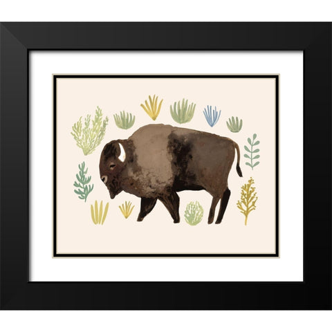 Sagebrush Prairie II Black Modern Wood Framed Art Print with Double Matting by Barnes, Victoria