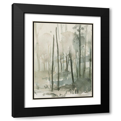 Into the Woods IV Black Modern Wood Framed Art Print with Double Matting by Caroline, Emma
