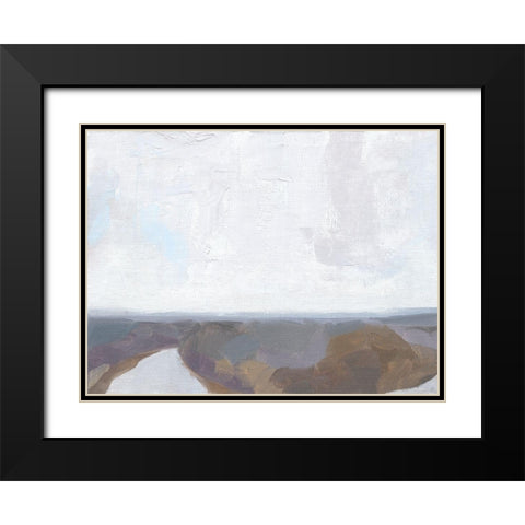 Low Appalachia I Black Modern Wood Framed Art Print with Double Matting by Green, Jacob