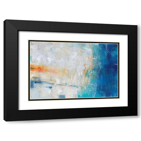 Blue Grotto I Black Modern Wood Framed Art Print with Double Matting by OToole, Tim