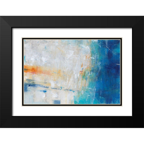 Blue Grotto I Black Modern Wood Framed Art Print with Double Matting by OToole, Tim