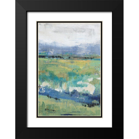 Front Range View I Black Modern Wood Framed Art Print with Double Matting by OToole, Tim