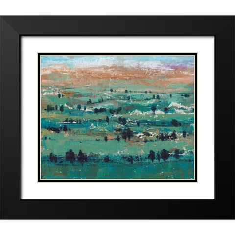 Valley High I Black Modern Wood Framed Art Print with Double Matting by OToole, Tim