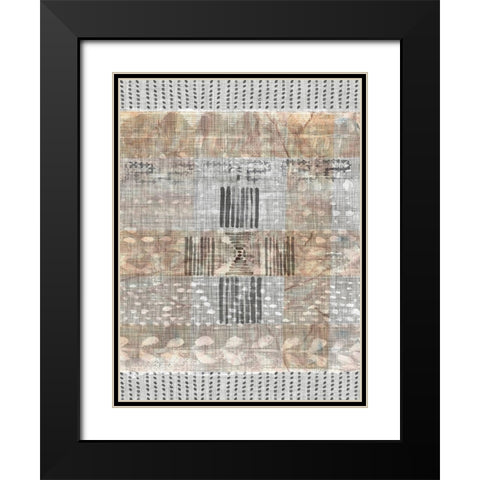 Traders Tapestry II Black Modern Wood Framed Art Print with Double Matting by Parker, Jennifer Paxton