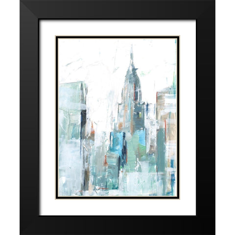 Brilliant City Study II Black Modern Wood Framed Art Print with Double Matting by Harper, Ethan