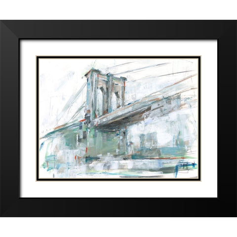 Brilliant City Study III Black Modern Wood Framed Art Print with Double Matting by Harper, Ethan