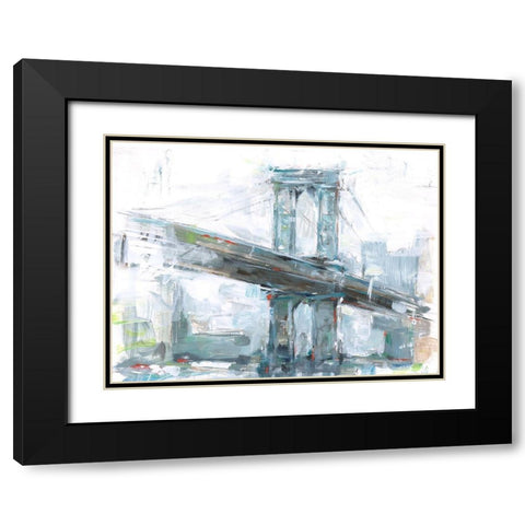 Brilliant City Study IV Black Modern Wood Framed Art Print with Double Matting by Harper, Ethan