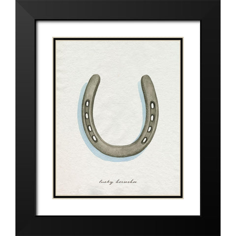 Lucky Charm II Black Modern Wood Framed Art Print with Double Matting by Popp, Grace