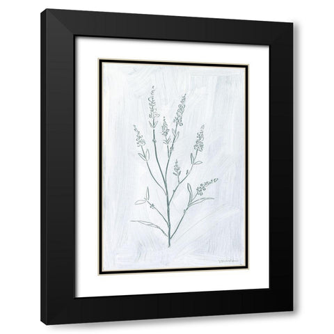 Milkweeds I Black Modern Wood Framed Art Print with Double Matting by Lam, Vanna