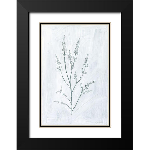 Milkweeds I Black Modern Wood Framed Art Print with Double Matting by Lam, Vanna