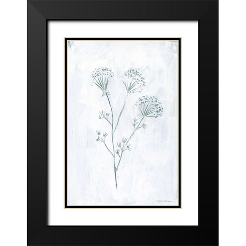 Milkweeds II Black Modern Wood Framed Art Print with Double Matting by Lam, Vanna