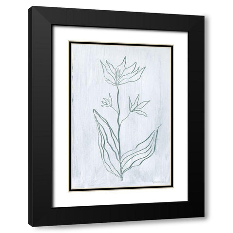 Milkweeds III Black Modern Wood Framed Art Print with Double Matting by Lam, Vanna