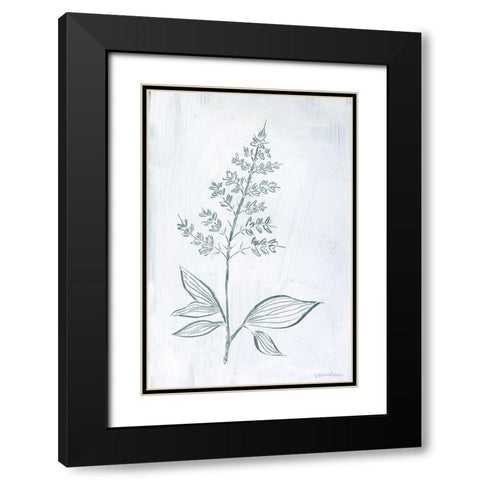 Milkweeds IV Black Modern Wood Framed Art Print with Double Matting by Lam, Vanna