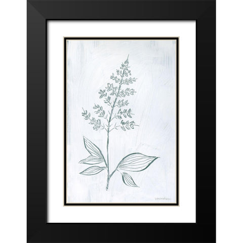 Milkweeds IV Black Modern Wood Framed Art Print with Double Matting by Lam, Vanna