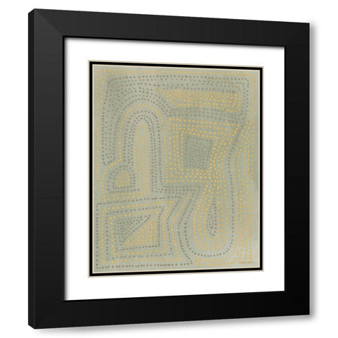 Acacia I Black Modern Wood Framed Art Print with Double Matting by Lam, Vanna