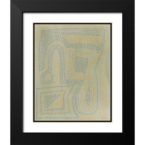Acacia I Black Modern Wood Framed Art Print with Double Matting by Lam, Vanna