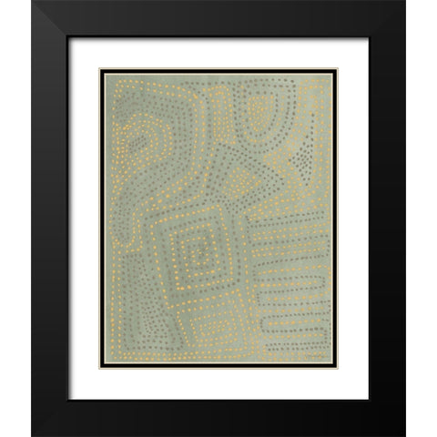 Acacia II Black Modern Wood Framed Art Print with Double Matting by Lam, Vanna