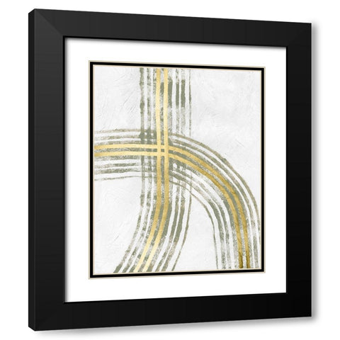 Outgoing II Black Modern Wood Framed Art Print with Double Matting by Lam, Vanna