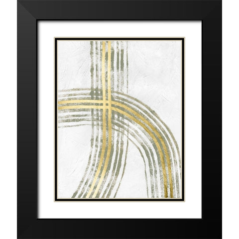 Outgoing II Black Modern Wood Framed Art Print with Double Matting by Lam, Vanna