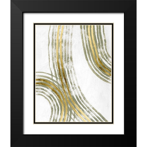 Outgoing IV Black Modern Wood Framed Art Print with Double Matting by Lam, Vanna