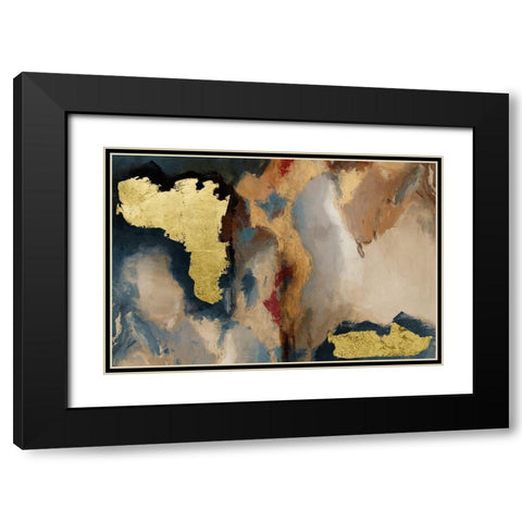 Overture Black Modern Wood Framed Art Print with Double Matting by Jasper, Sisa