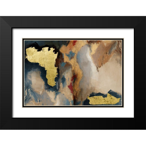 Overture Black Modern Wood Framed Art Print with Double Matting by Jasper, Sisa