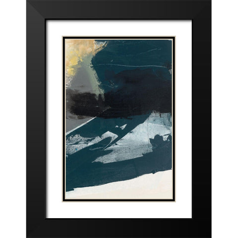 Obscure Abstract III Black Modern Wood Framed Art Print with Double Matting by Jasper, Sisa
