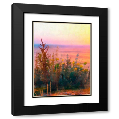 Light of Day II Black Modern Wood Framed Art Print with Double Matting by Saunders, Alonzo