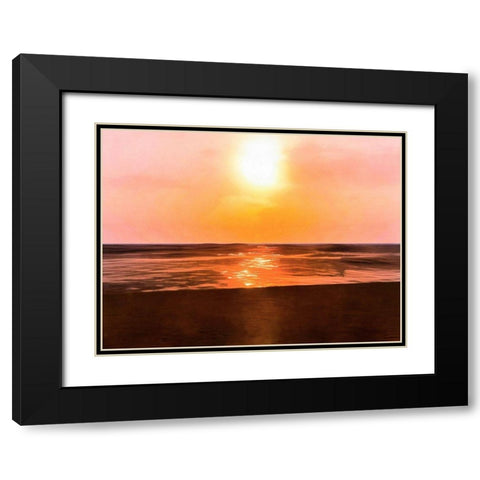 Sunset Dreams III Black Modern Wood Framed Art Print with Double Matting by Saunders, Alonzo