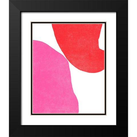 Color Cuts VI Black Modern Wood Framed Art Print with Double Matting by Vess, June Erica