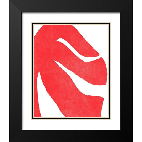 Color Cuts IX Black Modern Wood Framed Art Print with Double Matting by Vess, June Erica