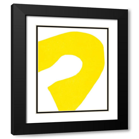 Color Cuts XI Black Modern Wood Framed Art Print with Double Matting by Vess, June Erica