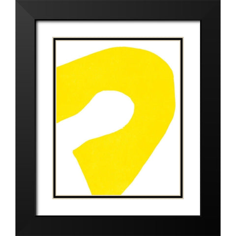 Color Cuts XI Black Modern Wood Framed Art Print with Double Matting by Vess, June Erica