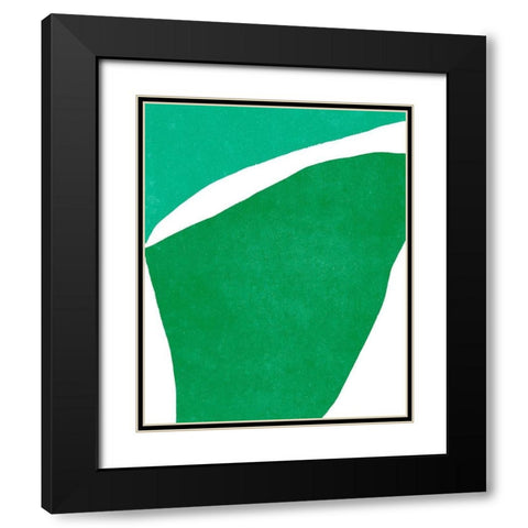 Color Cuts XII Black Modern Wood Framed Art Print with Double Matting by Vess, June Erica