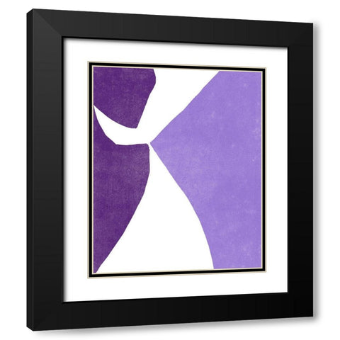 Color Cuts XIII Black Modern Wood Framed Art Print with Double Matting by Vess, June Erica