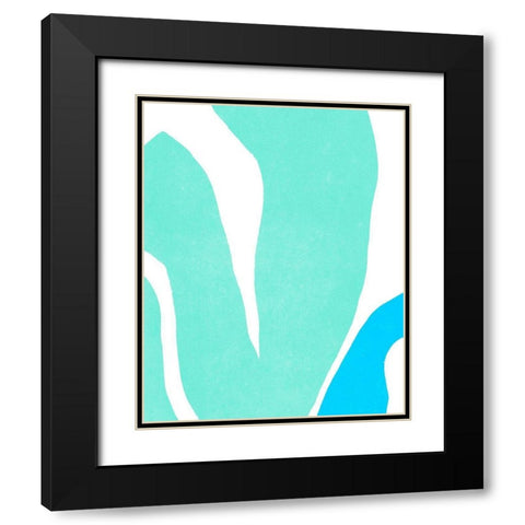 Color Cuts XIV Black Modern Wood Framed Art Print with Double Matting by Vess, June Erica