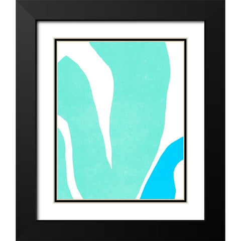 Color Cuts XIV Black Modern Wood Framed Art Print with Double Matting by Vess, June Erica
