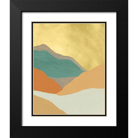 Oxidized Mesa I Black Modern Wood Framed Art Print with Double Matting by Lam, Vanna