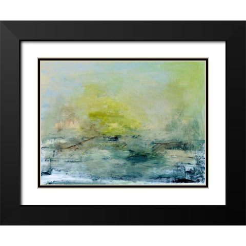 Lightful Black Modern Wood Framed Art Print with Double Matting by Gordon, Sharon