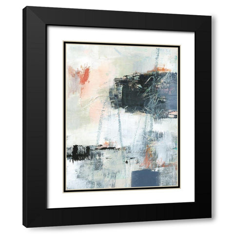 Dunbar I Black Modern Wood Framed Art Print with Double Matting by Barnes, Victoria