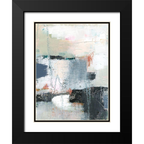 Dunbar II Black Modern Wood Framed Art Print with Double Matting by Barnes, Victoria