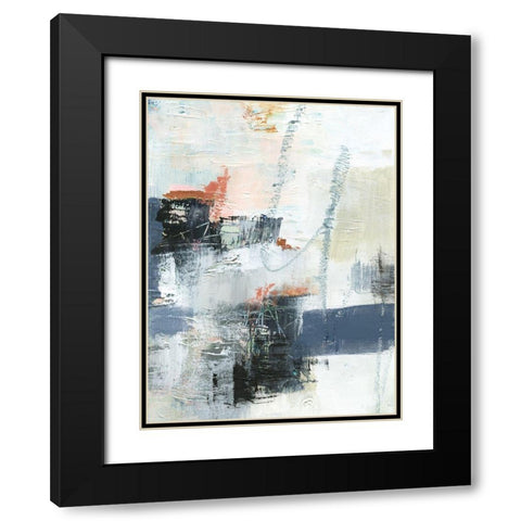 Dunbar III Black Modern Wood Framed Art Print with Double Matting by Barnes, Victoria