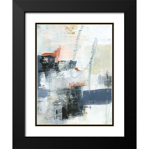 Dunbar III Black Modern Wood Framed Art Print with Double Matting by Barnes, Victoria