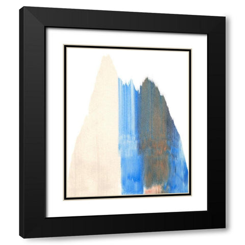 Seismic Slide I Black Modern Wood Framed Art Print with Double Matting by Caroline, Emma