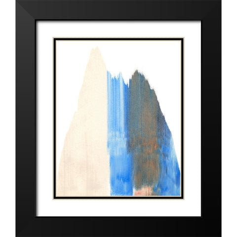 Seismic Slide I Black Modern Wood Framed Art Print with Double Matting by Caroline, Emma